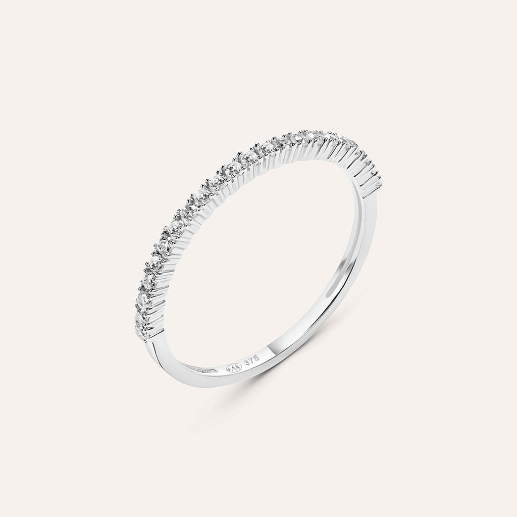 Anello Riviere Claire Oro Bianco Cubic Zirconia - Anelli Riviere Donna | Stroili