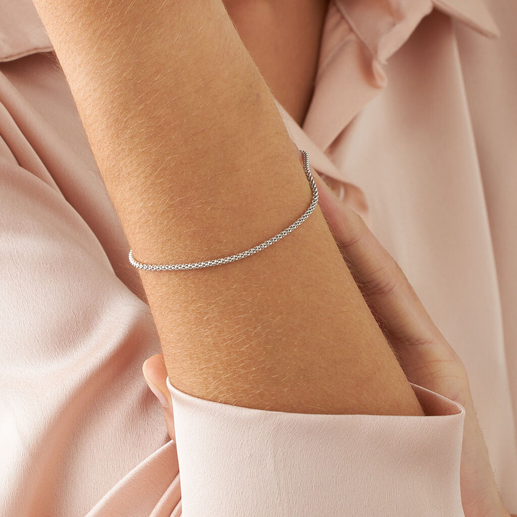 Bracciale Catena Silver Collection Argento Rodiato