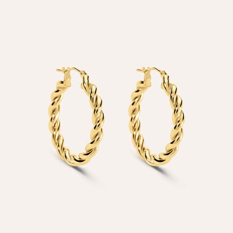 Orecchini A Cerchio Toujours Oro Giallo - Orecchini a Cerchio Donna | Stroili