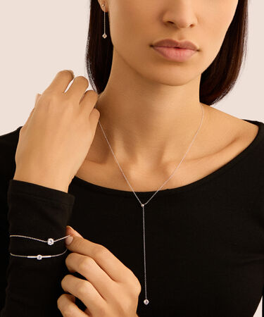 Bracciale Punto Luce Silver Elegance Argento Rodiato Cubic Zirconia
