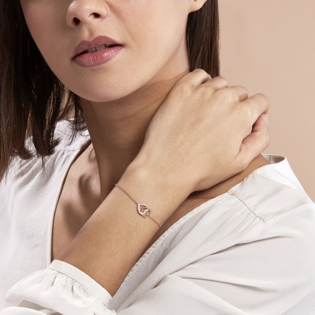 Bracciale Silver Moments Argento Rosa Cubic Zirconia