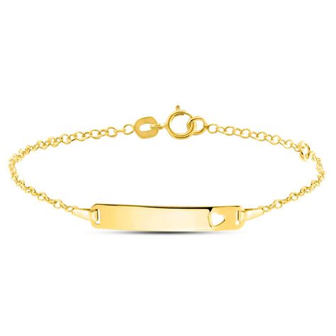 Bracciale Con Targhetta Holy Oro Giallo - Bracciali con Incisione Bambino | Stroili