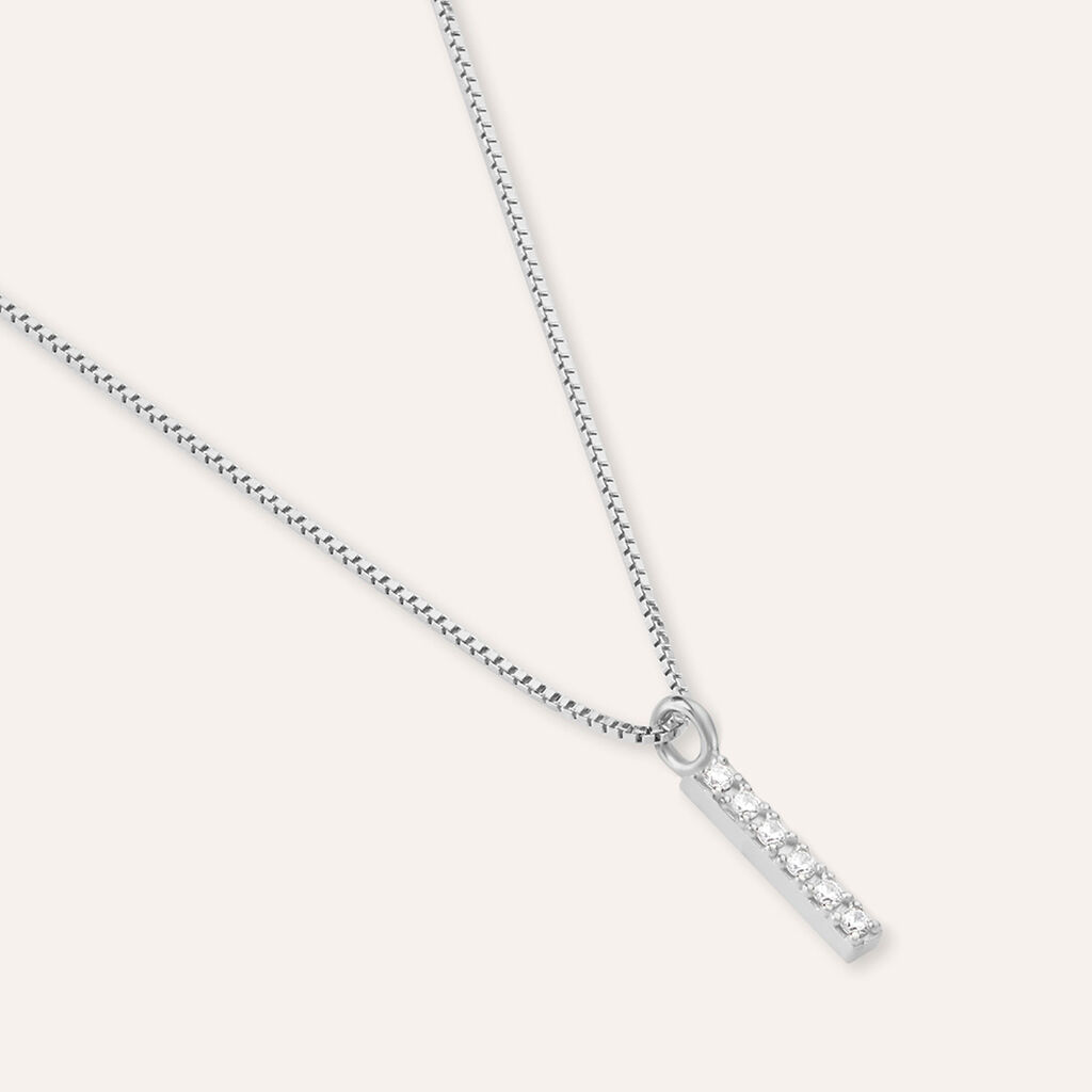 Collana Silver Moments Argento Rodiato Cubic Zirconia