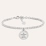 Bracciale Lady Message Acciaio Destiny e Cristalli