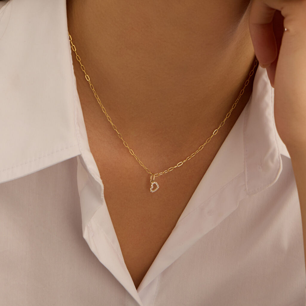 Pendente Poème Oro Giallo Cubic Zirconia