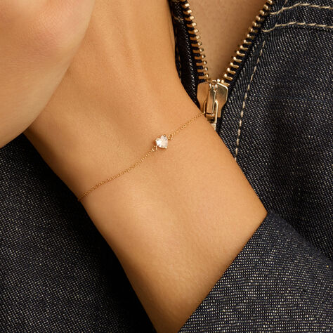 Bracciale Punto Luce Claire Oro Giallo Cubic Zirconia - Bracciali Amicizia Donna | Stroili
