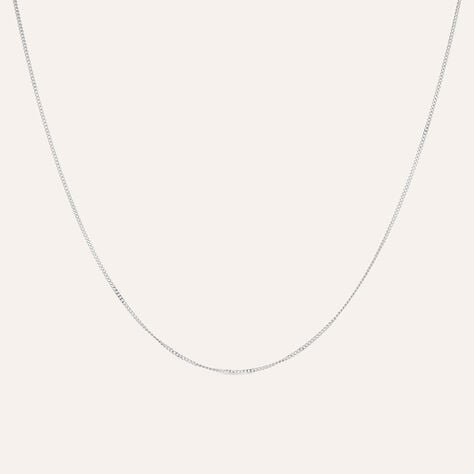 Catena Silver Collection Argento Rodiato - Collane Catena Donna | Stroili