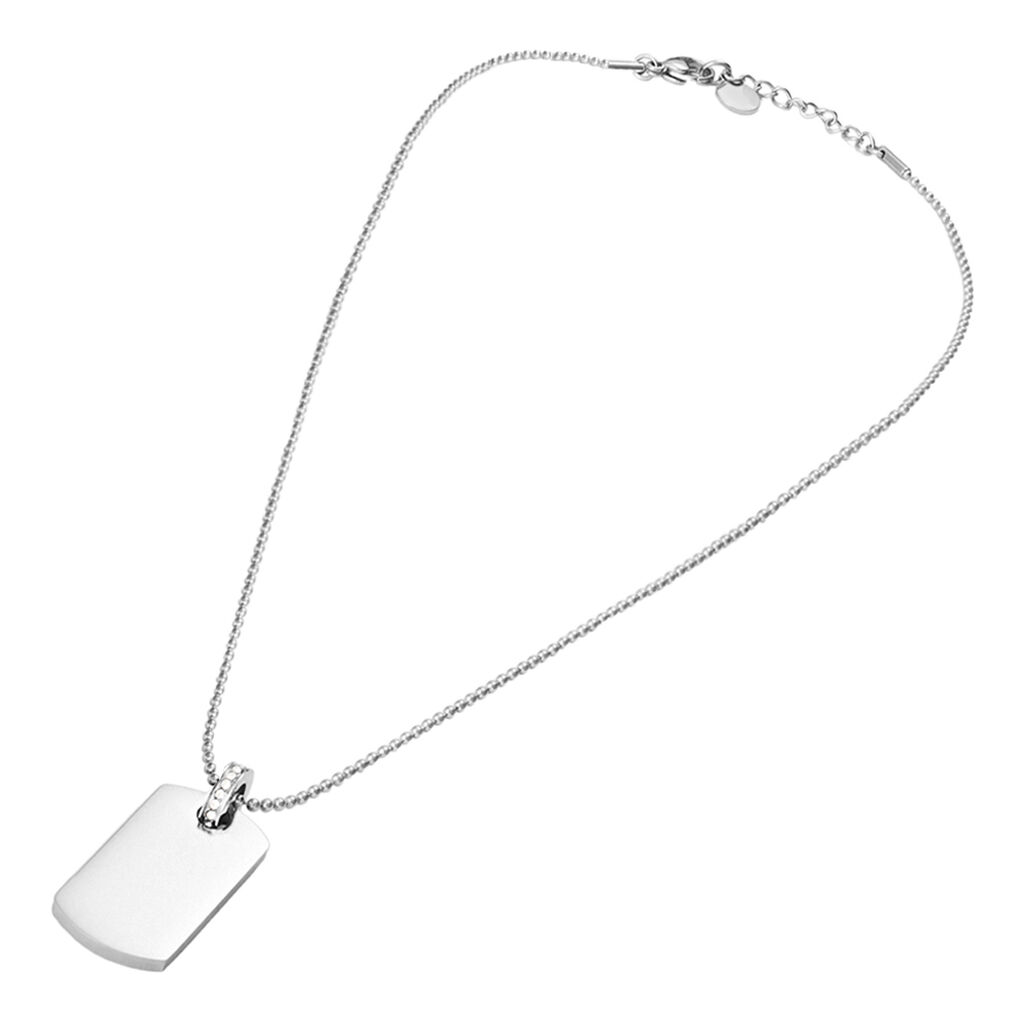 Collana Lady Code Acciaio Cristallo - Collane Donna | Stroili