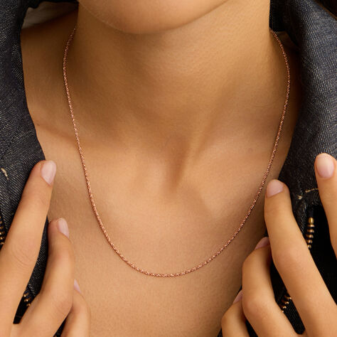 Catenina Silver Collection Argento Rosa - Collane Catena Donna | Stroili