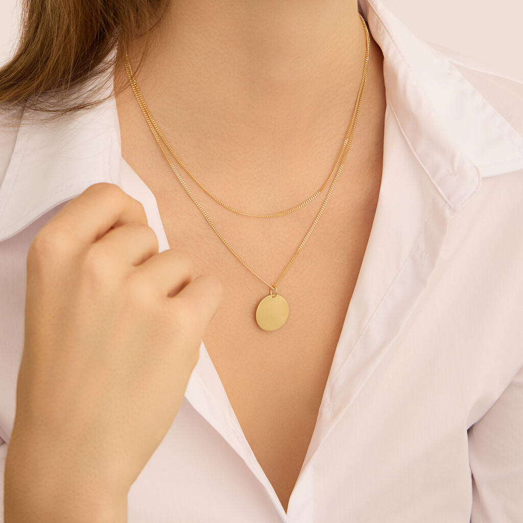 Pendente Poème Oro Giallo - Ciondoli con Incisione Donna | Stroili