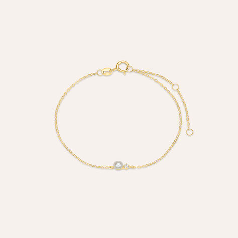 Bracciale Gabrielle Oro Giallo Perla D'Acqua Dolce Cubic Zirconia - Bracciali Donna | Stroili