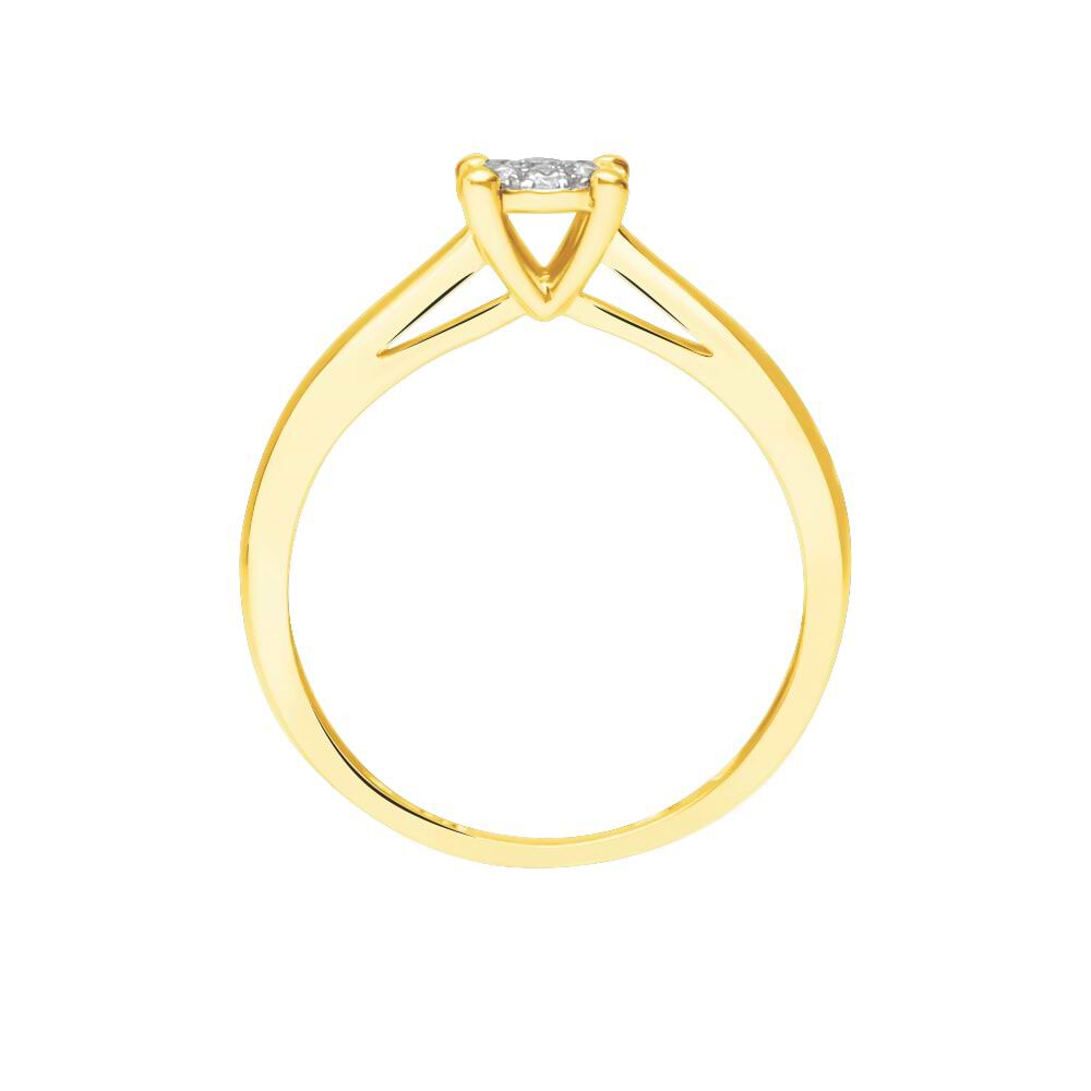 Anello Solitario Sophia Oro Giallo Diamante 1409849 Stroili