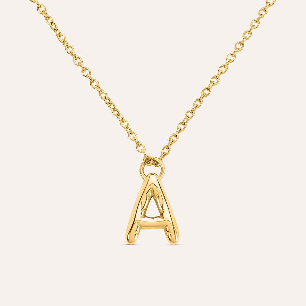 Collana Radiance Acciaio Dorato