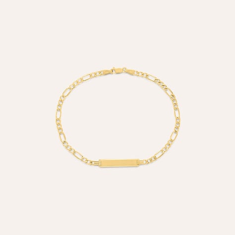 Bracciale Con Targhetta Oro Uomo Oro Giallo - Bracciali Uomo | Stroili