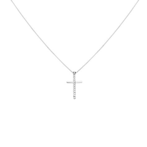 Collana Holy Oro Bianco Cubic Zirconia - Collane Donna | Stroili