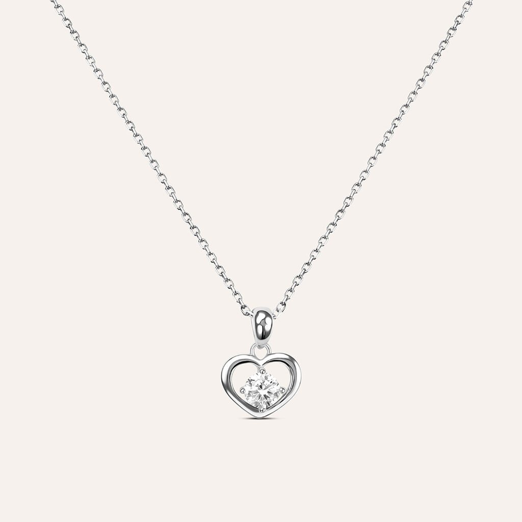 Collana Silver Elegance Argento Rodiato Cubic Zirconia