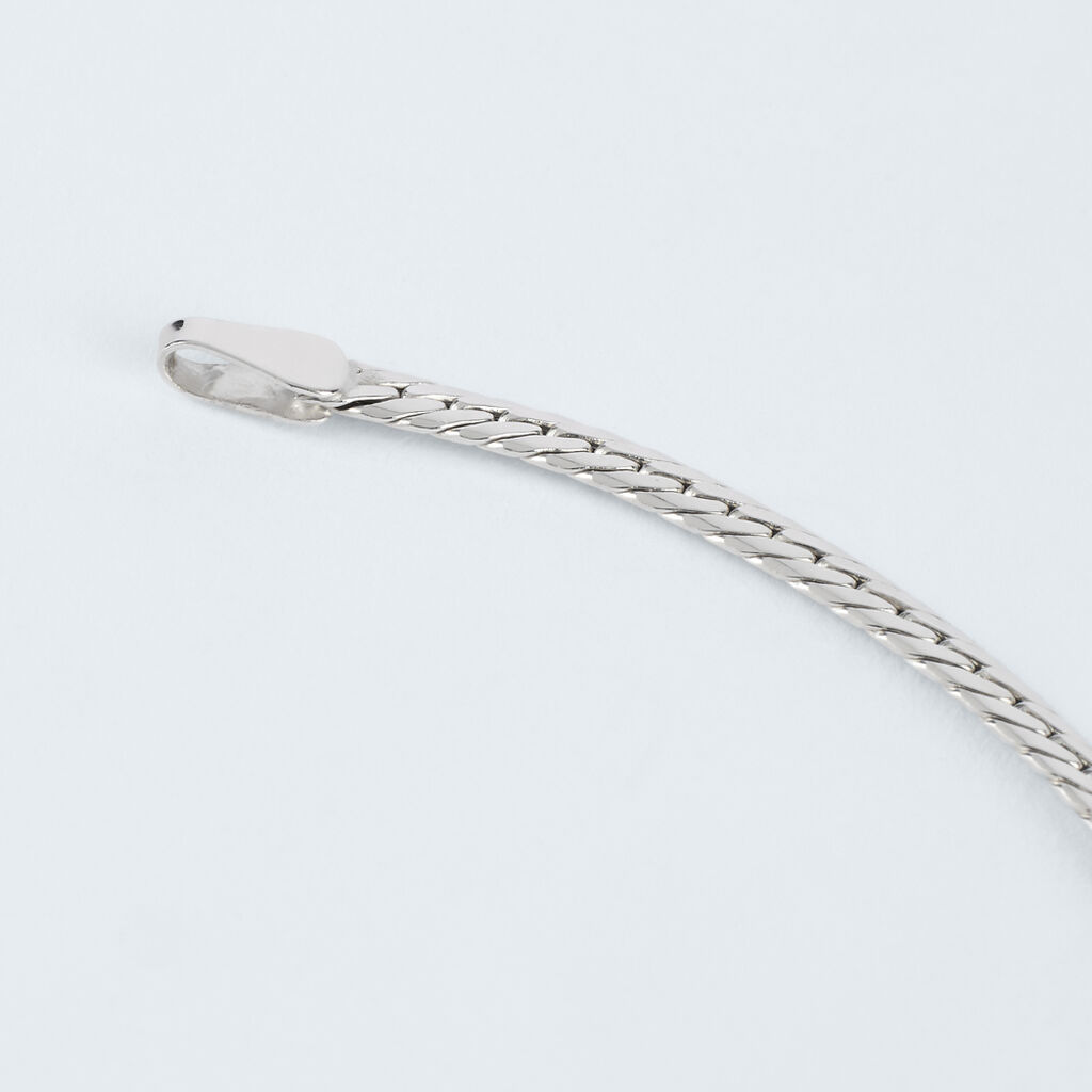 Bracciale Catena Colette Oro Bianco - Bracciali Donna | Stroili