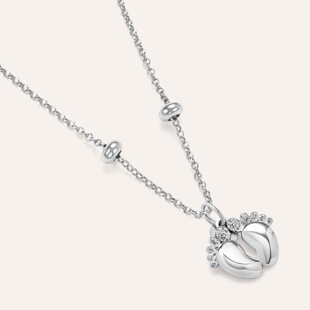 Pendente Love Beats Argento Rodiato