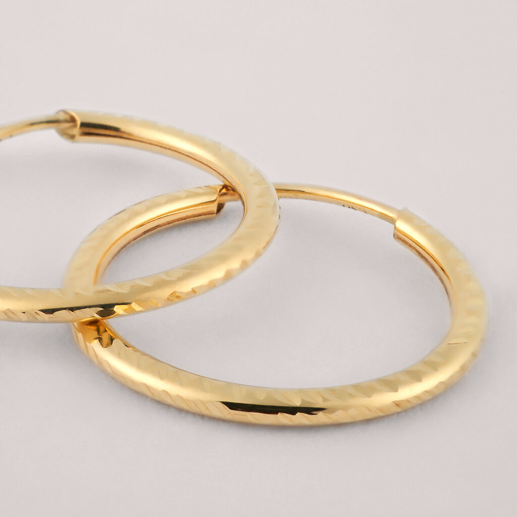 Orecchini A Cerchio Toujours Oro Giallo - Orecchini a Cerchio Donna | Stroili