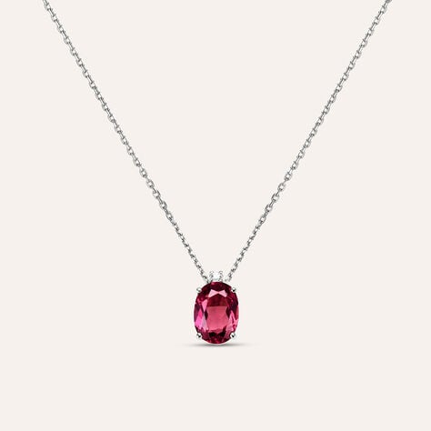 Collana Punto Luce Jasmine Oro Bianco Rodolite Diamante - Collane Punto Luce Donna | Stroili