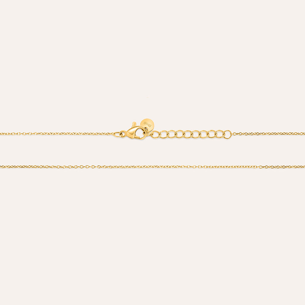 Collana Lady Chic Acciaio Dorato Cristallo - Collane Donna | Stroili