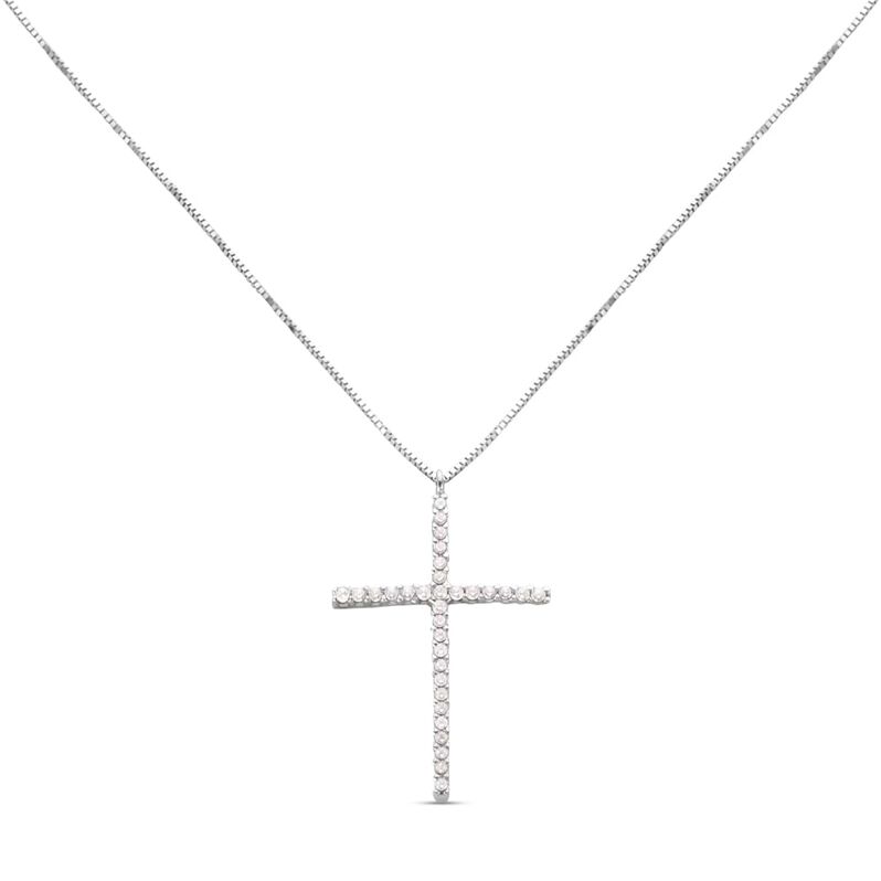 Collana Holy Oro Bianco Cubic Zirconia - Collane Donna | Stroili