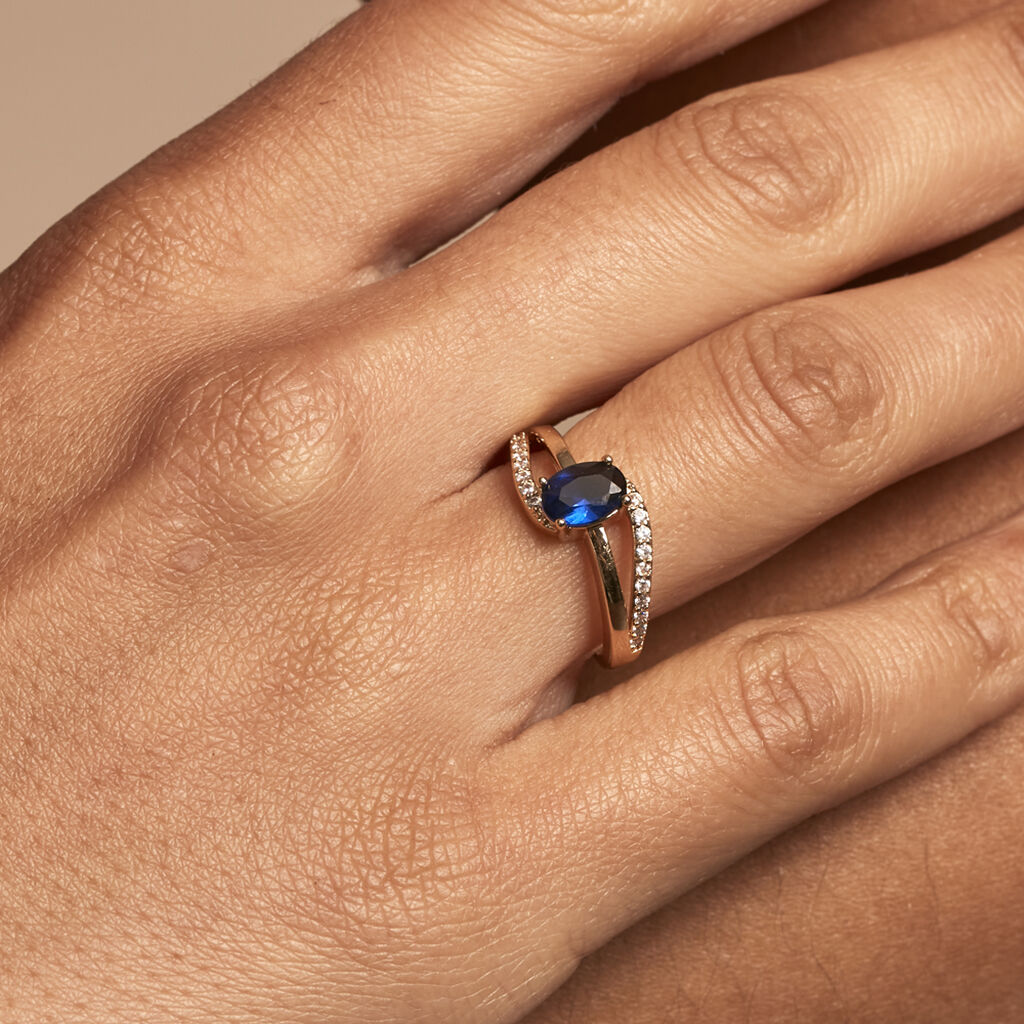 Anello Golden Dream Placcato Oro Giallo Pietra sintetica Cubic Zirconia