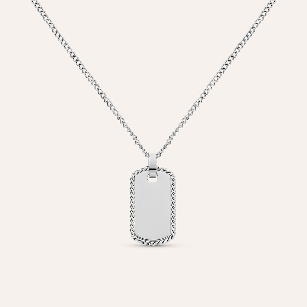 Collana Man Code Acciaio