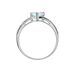 Anello Solitario Amélie Oro Bianco Topazio Cubic Zirconia - Anelli con Pietre Donna | Stroili