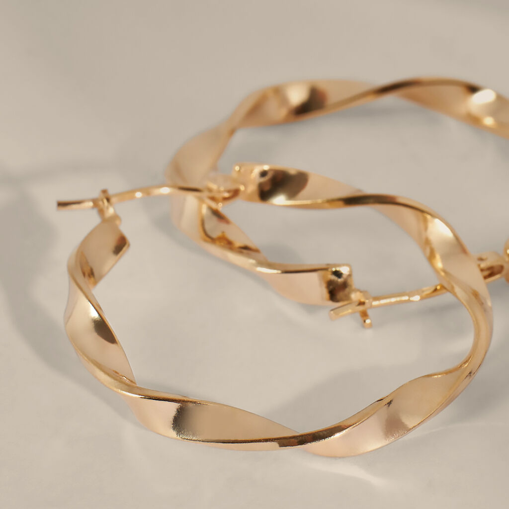 Orecchini A Cerchio Golden Dream Placcato Oro Giallo