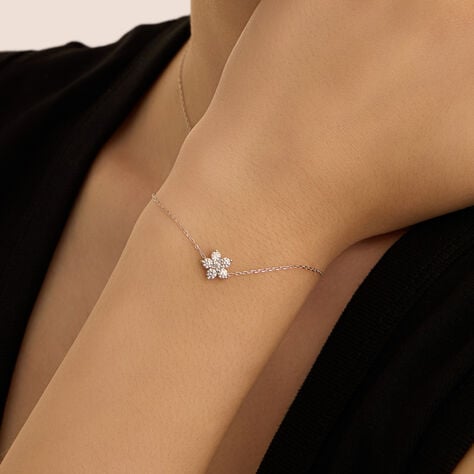 Bracciale Claire Oro Bianco Cubic Zirconia - Bracciali Amicizia Donna | Stroili
