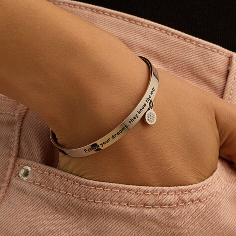 Bangle Sunrise Acciaio Cristallo - Bracciali Rigidi Donna | Stroili