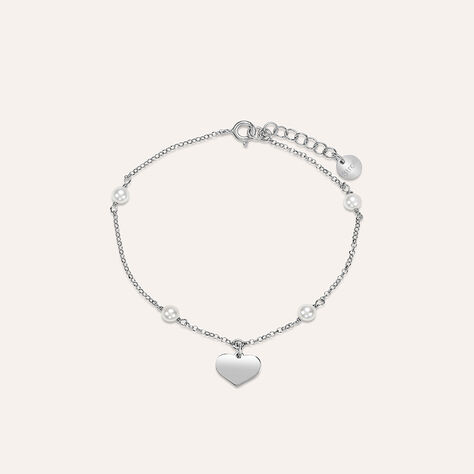 Bracciale Silver Pearls Argento Rodiato Perla sintentica - Bracciali con Incisione Donna | Stroili