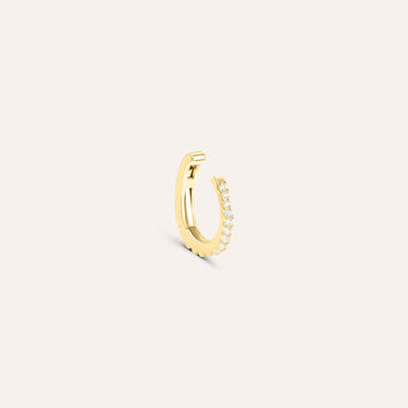 Ear Cuff Bon Ton Oro Giallo Cubic Zirconia