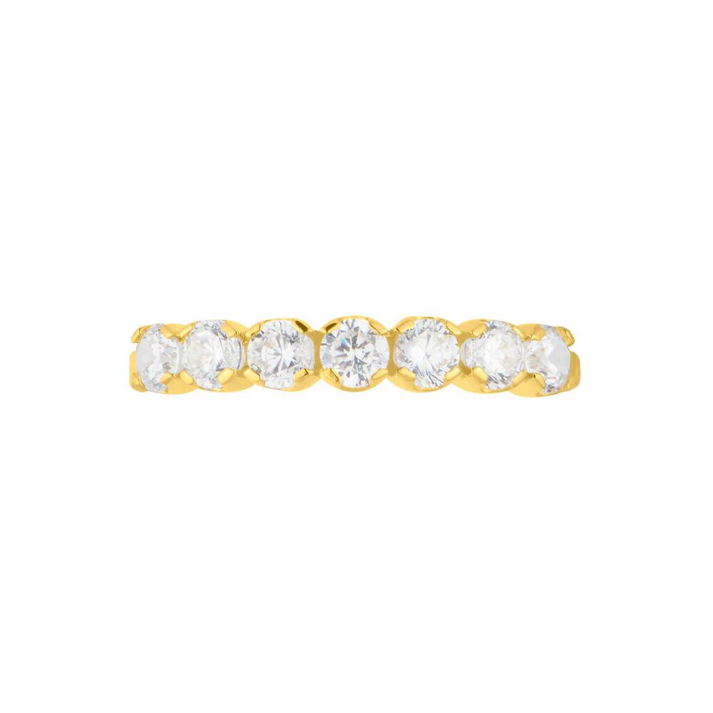 Anello Riviere Claire Oro Giallo Cubic Zirconia - Anelli Riviere Donna | Stroili