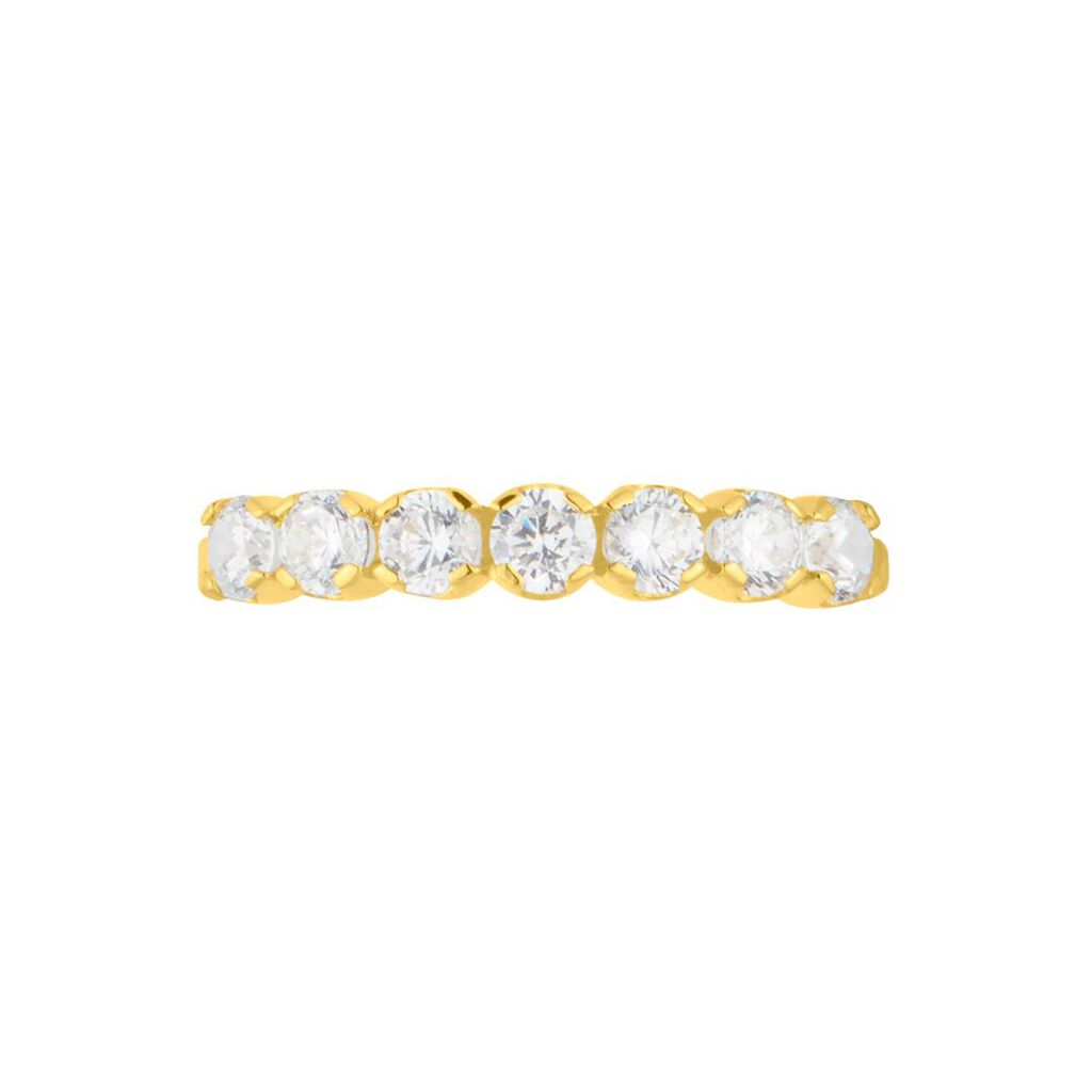 Anello Riviere Claire Oro Giallo Cubic Zirconia - Anelli Riviere Donna | Stroili