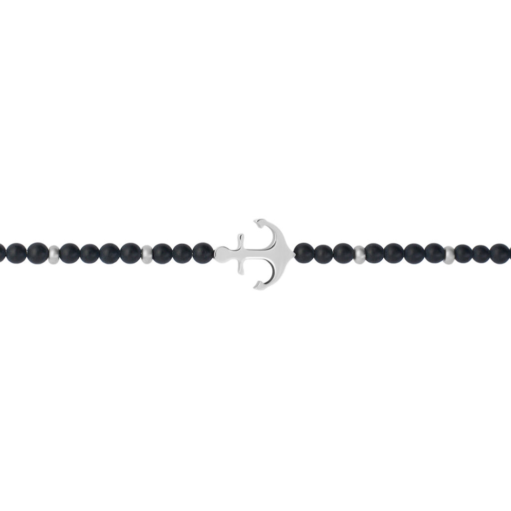 Bracciale Man Code Acciaio Onice - Bracciali Uomo | Stroili