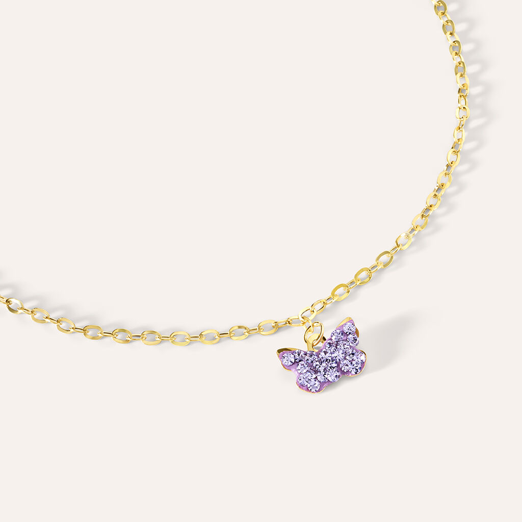 Bracciale Mon Petit Oro Giallo Cristallo