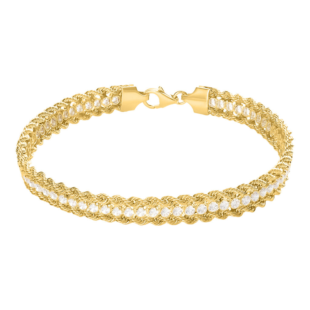 Bracciale Catena Colette Oro Giallo Cubic Zirconia