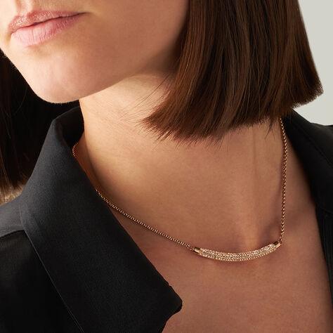 Collana Lady Phantasya Acciaio Rosa Cristallo - Collane Choker Donna | Stroili