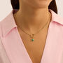 Pendente Love Beats Argento Dorato