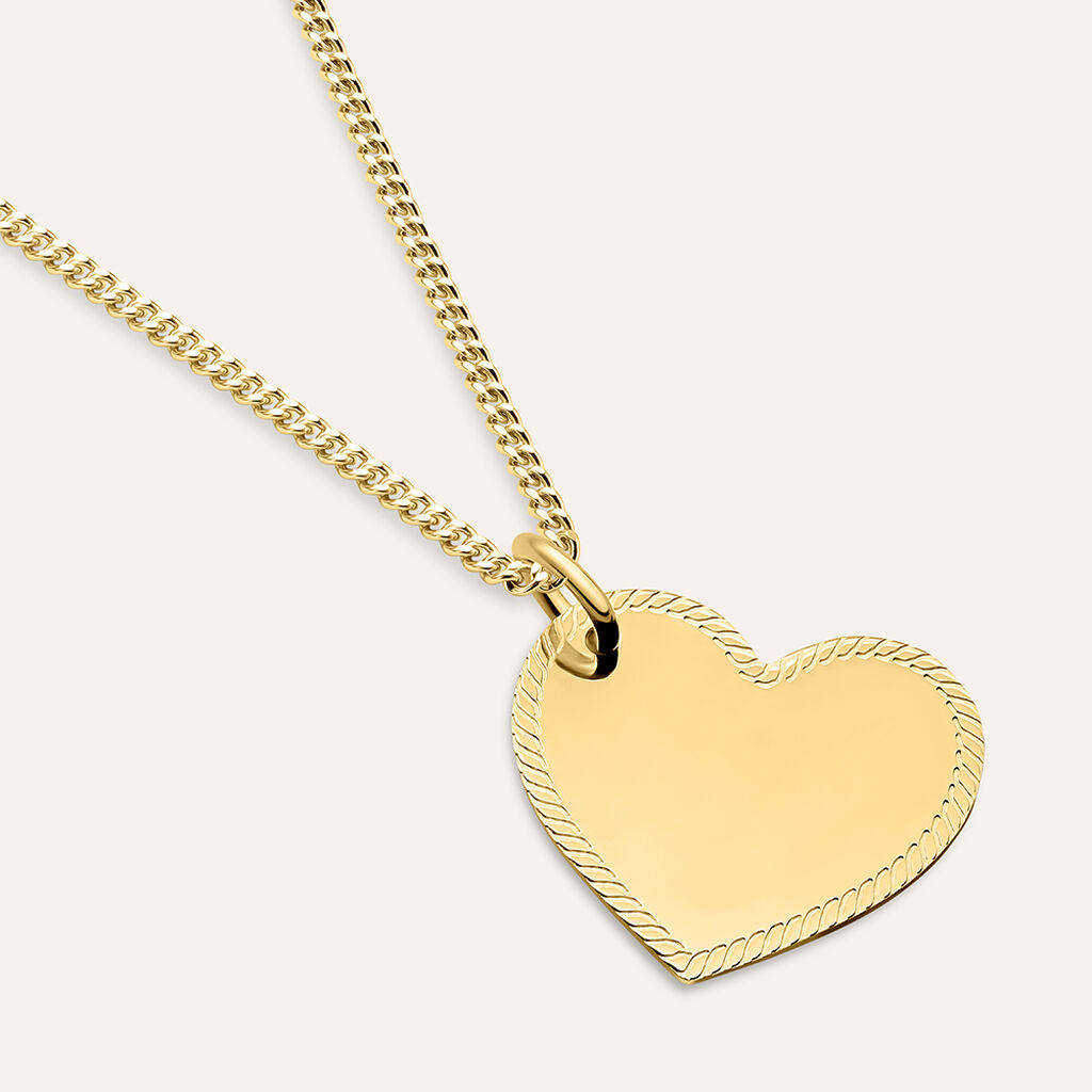 Pendente Poème Oro Giallo - Ciondoli con Incisione Donna | Stroili