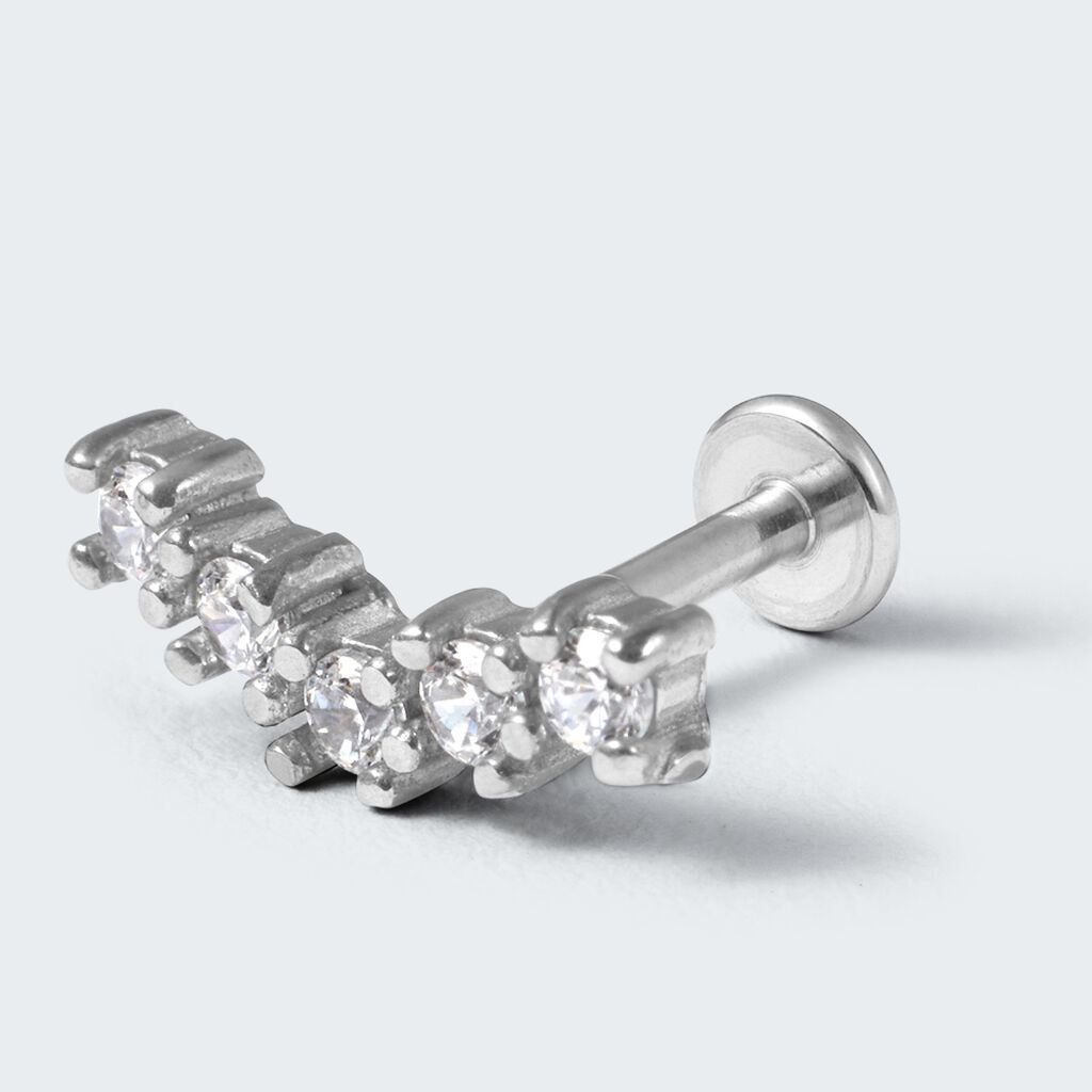 Piercing Orecchio Helix Conch Lady Code Acciaio Cristallo - Piercing Orecchio Donna | Stroili