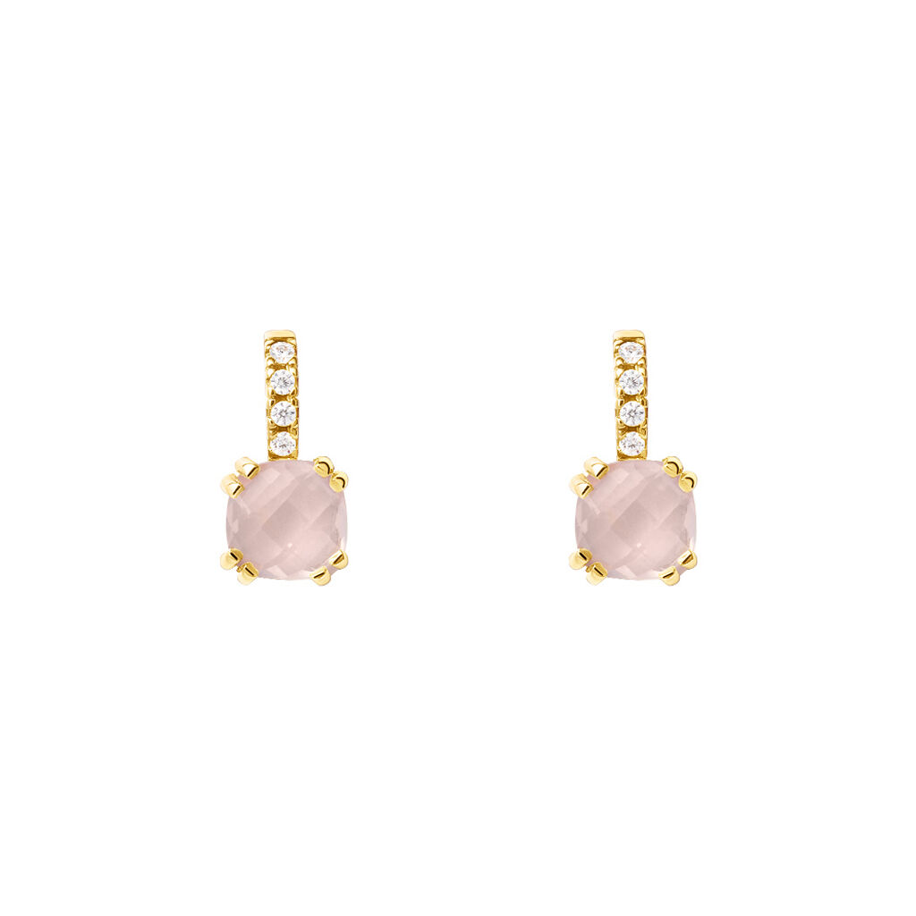 Orecchini Lobo Punto Luce Amélie Oro Giallo Quarzo Cubic Zirconia - Orecchini a Lobo Donna | Stroili