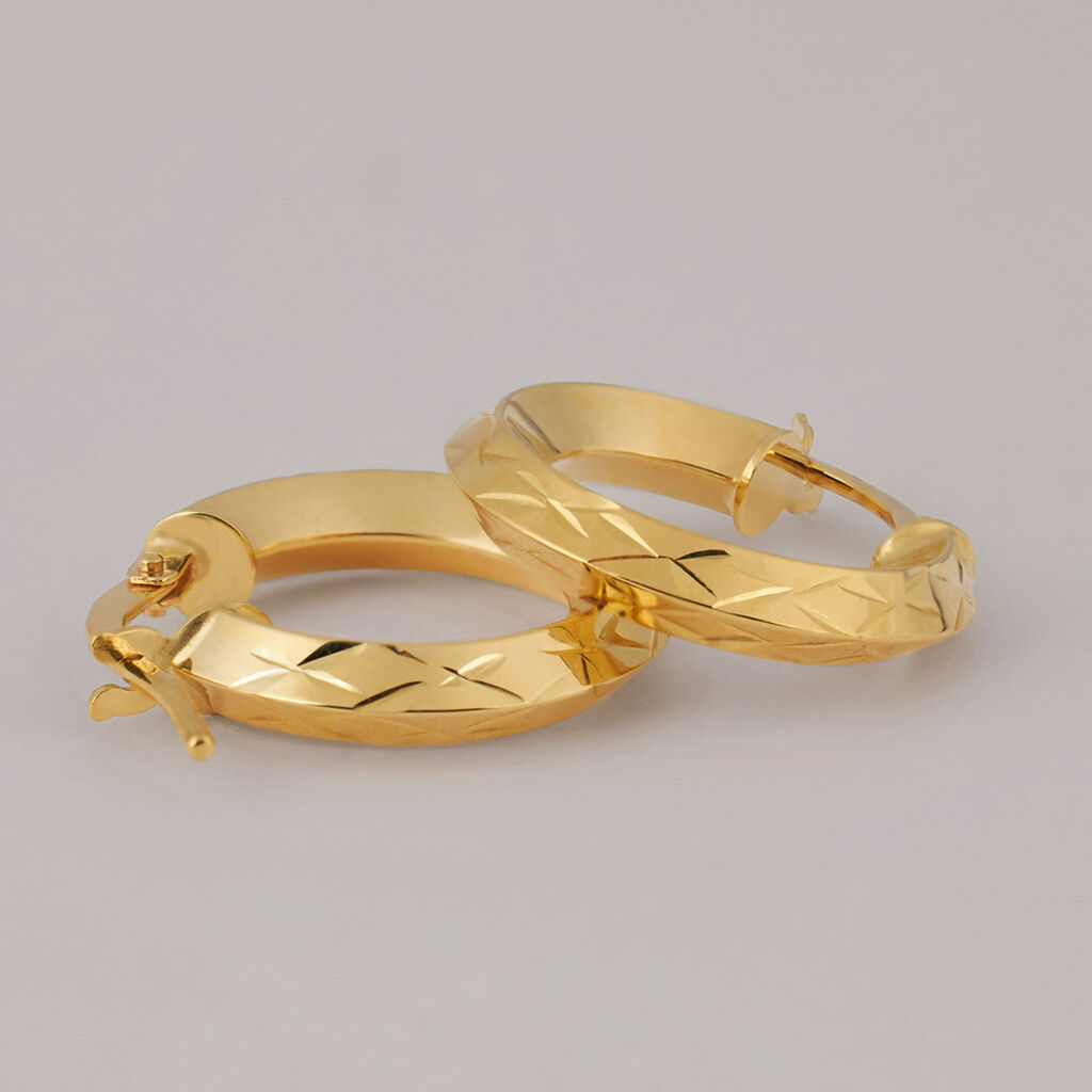 Orecchini A Cerchio Toujours Oro Giallo