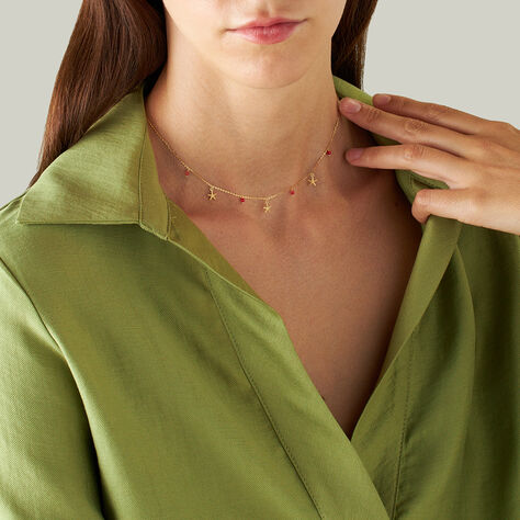 Collana Beverly Oro Giallo Corallo - Collane Donna | Stroili