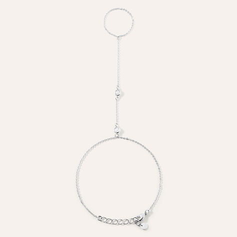 Baciamano Romantic Shine Metallo Cristallo - Bracciali Donna | Stroili