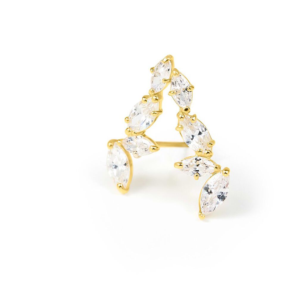Orecchini Lobo Bon Ton Oro Giallo Cubic Zirconia - Orecchini a Lobo Donna | Stroili
