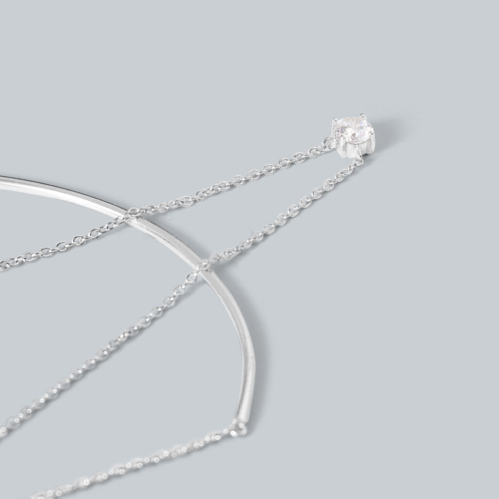 Collana Punto Luce Silver Elegance Argento Rodiato Cubic Zirconia - Collane Punto Luce Donna | Stroili