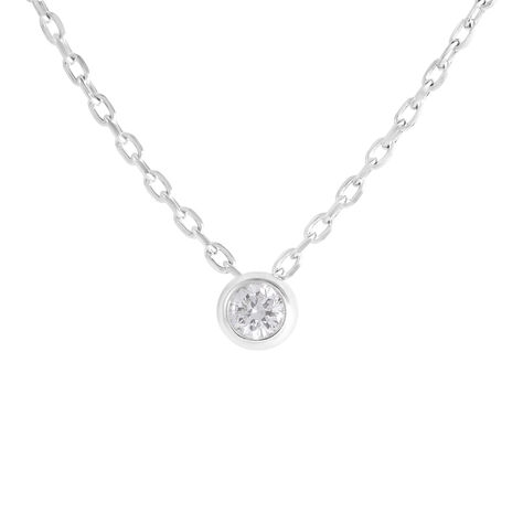 Collana Punto Luce Grace Oro Bianco Diamante - Collane Punto Luce Donna | Stroili